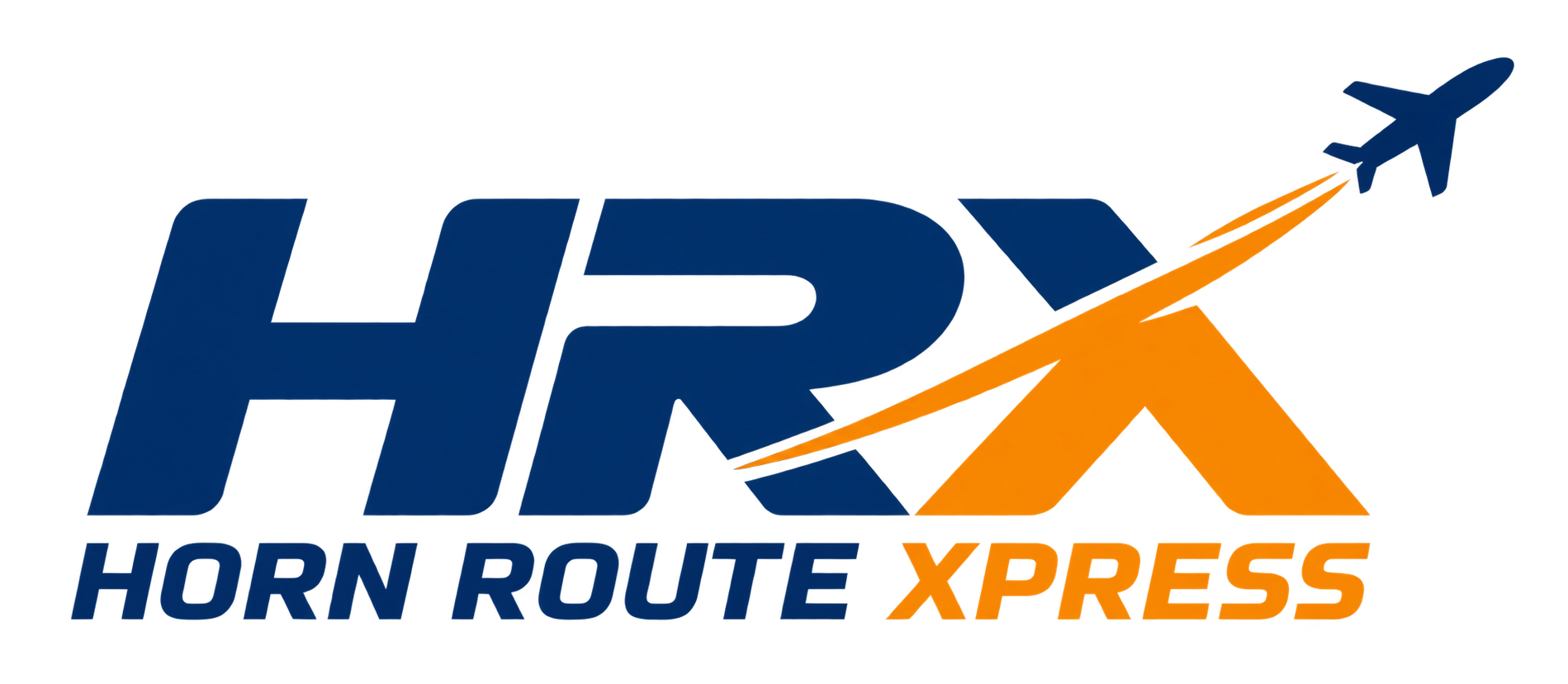 HRX Horn Route Xpress airplane logo